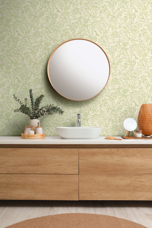 Tiny Tendrils Wallpaper - Green