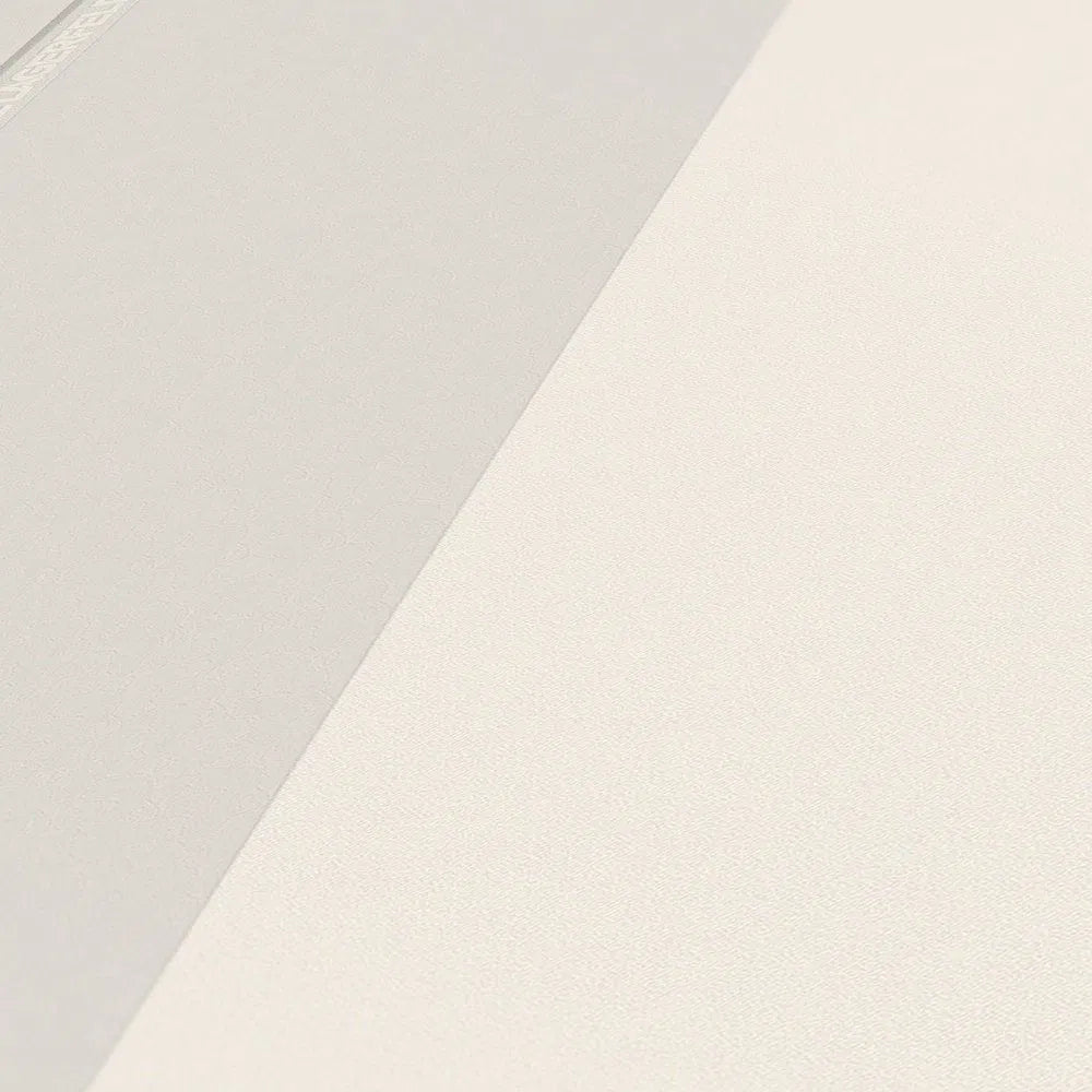 Rock Chic Stripes Heavy Weight - Designer Wallpaper - Light Grey
