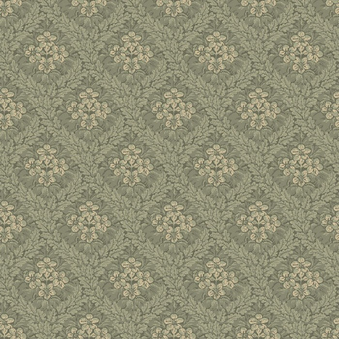 Sample - Gysinge II Wallpaper - Green