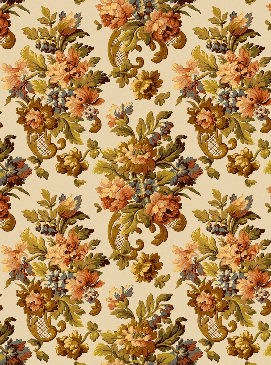 Sample - Fredrika - Custom Sized Wallpaper Mural (per m2) - Warm Multi