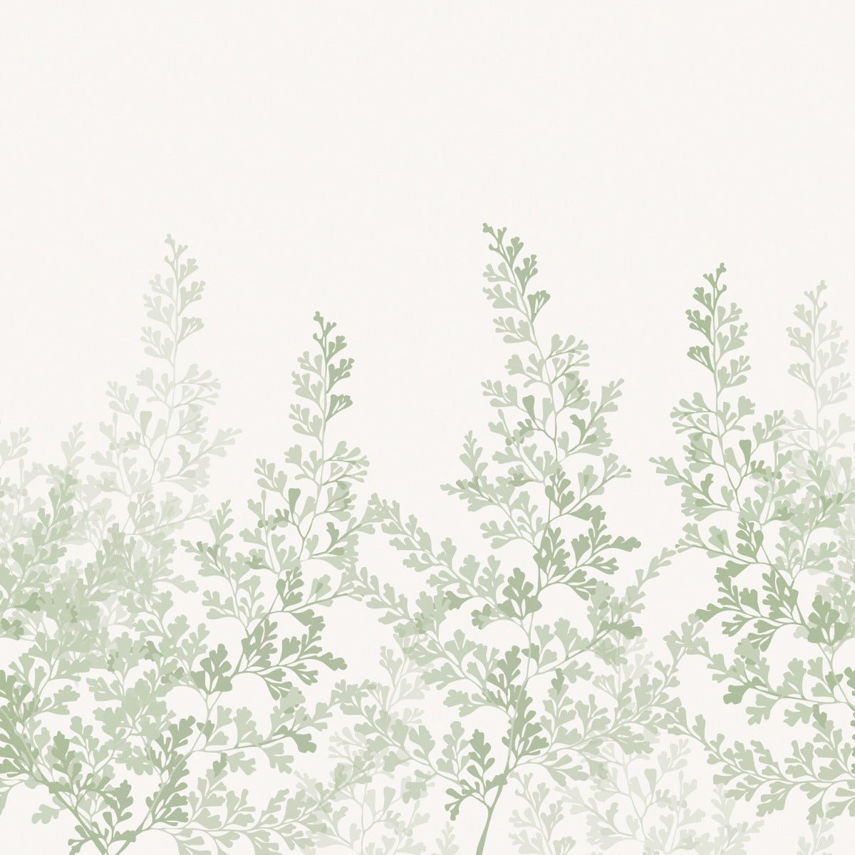 Sample - Summer Leaf - Custom Sized Wallpaper Mural (per m2) - Green