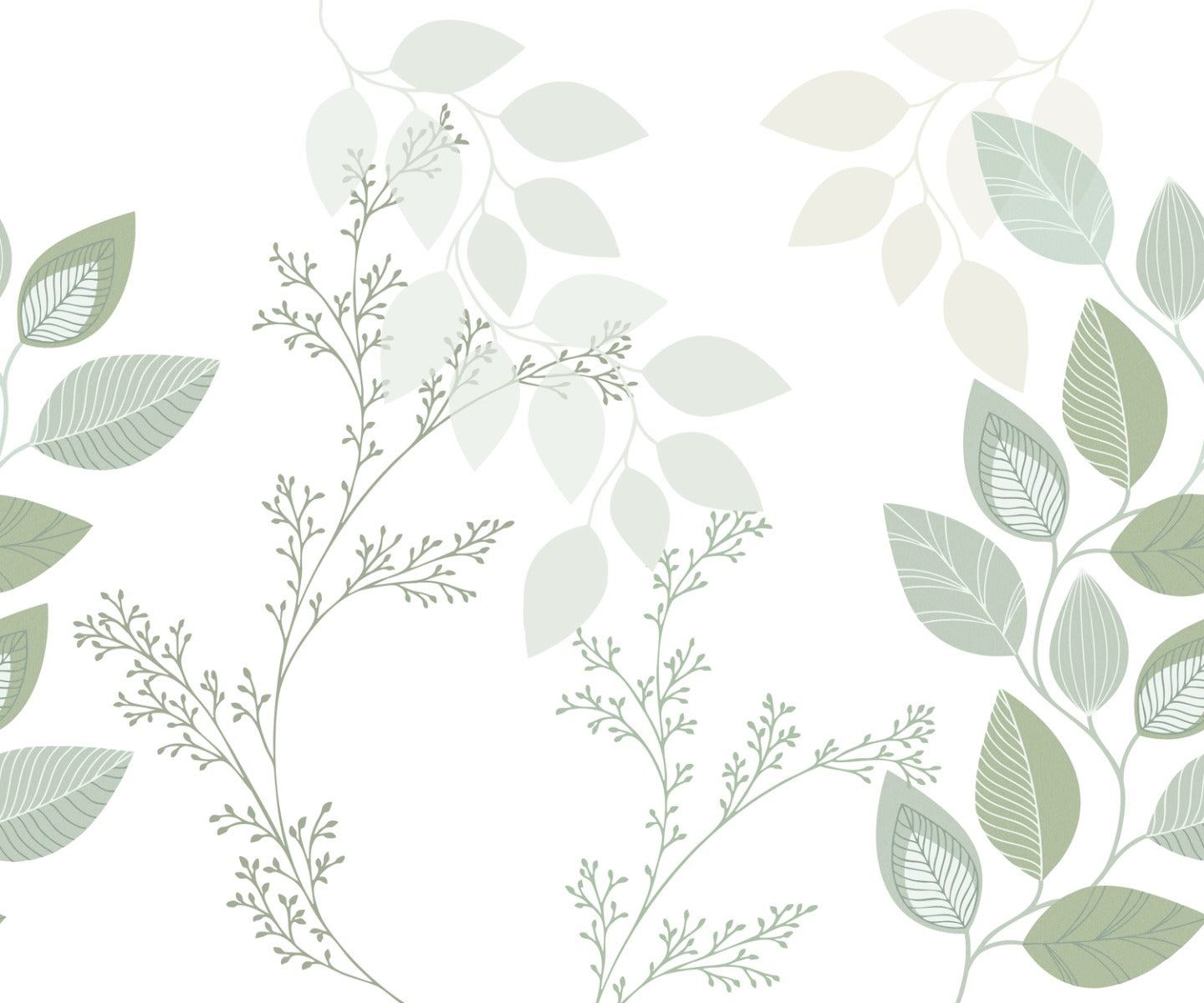 Sample - The Meadow - Custom Sized Wallpaper Mural (per m2) - Green