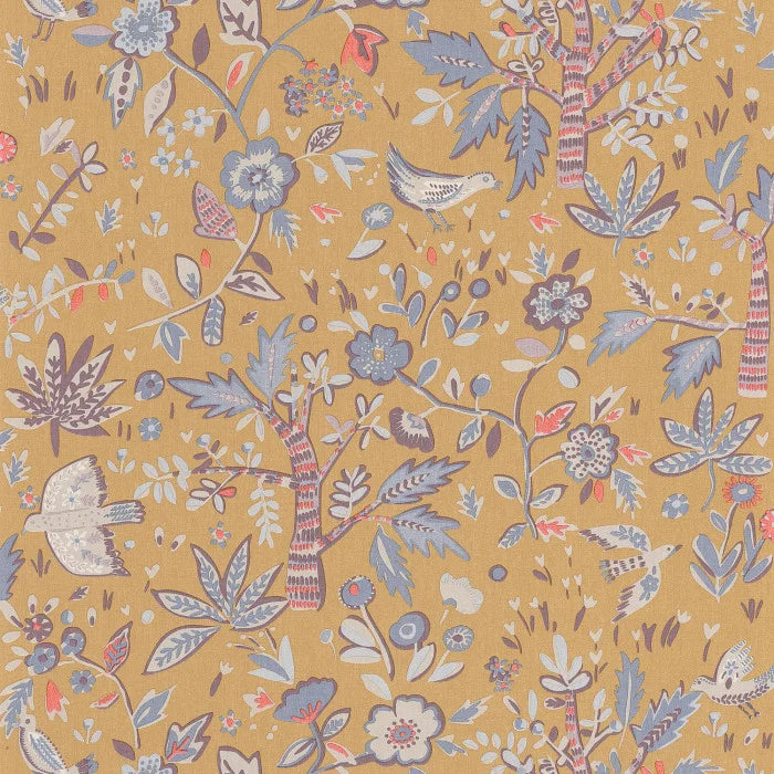 Sample - Echappee Wallpaper - Jaune zenith