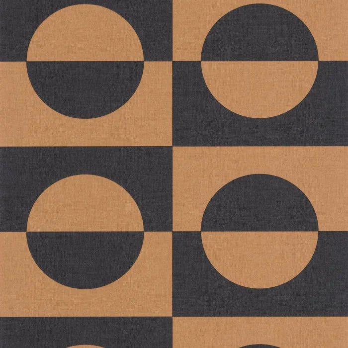 Sample - Etendu Wallpaper - Noir Beige