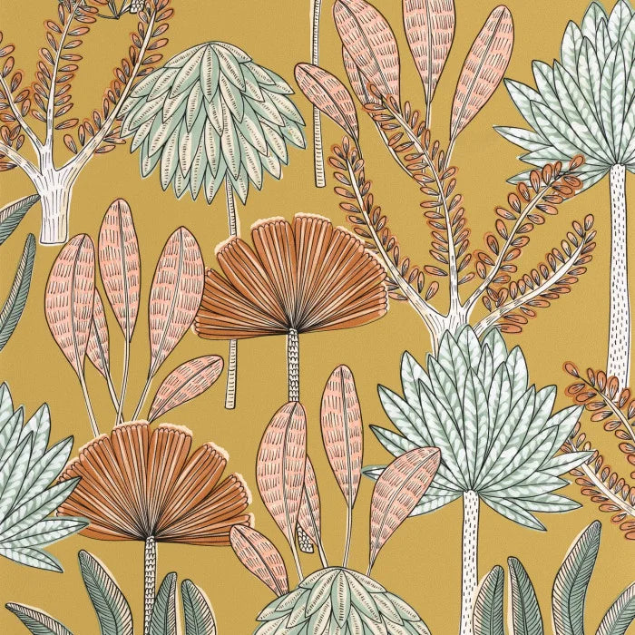 Sample - Bali Wallpaper - Curry