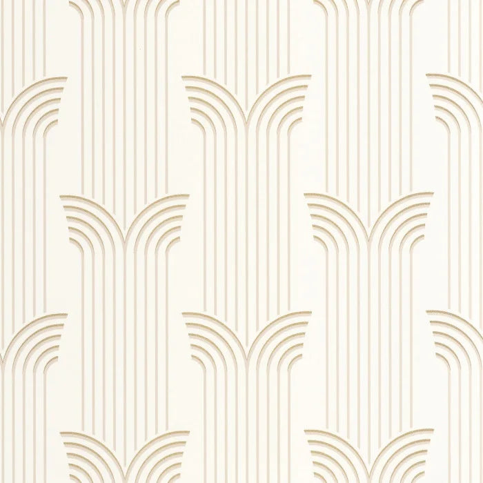Sample - Glamour Wallpaper - Beige Dore