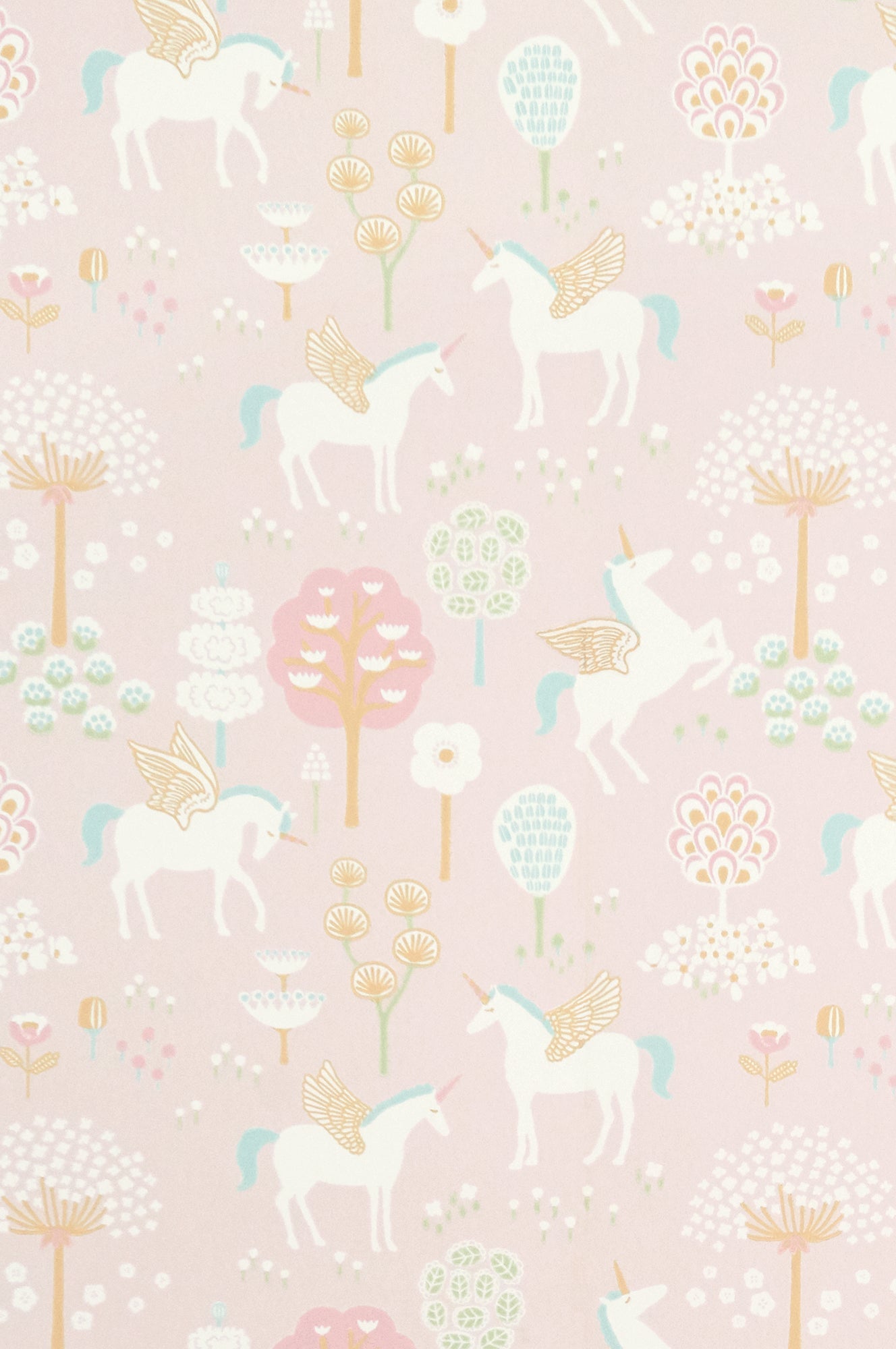 Sample - True Unicorns Wallpaper - Pink