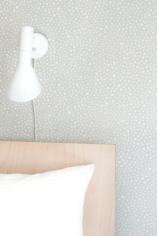 Dots Wallpaper - Grey