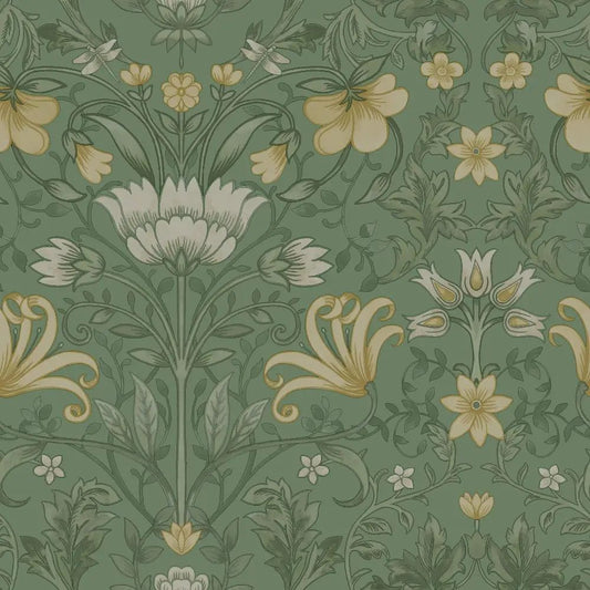 Emiliana Wallpaper - Green