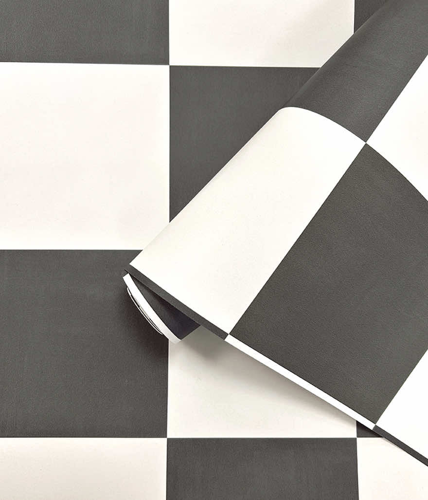 Sample - Check This Out Wallpaper - Charcoal