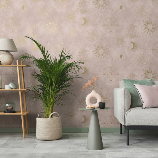 Cosmic - Wallpaper - Pink Gold