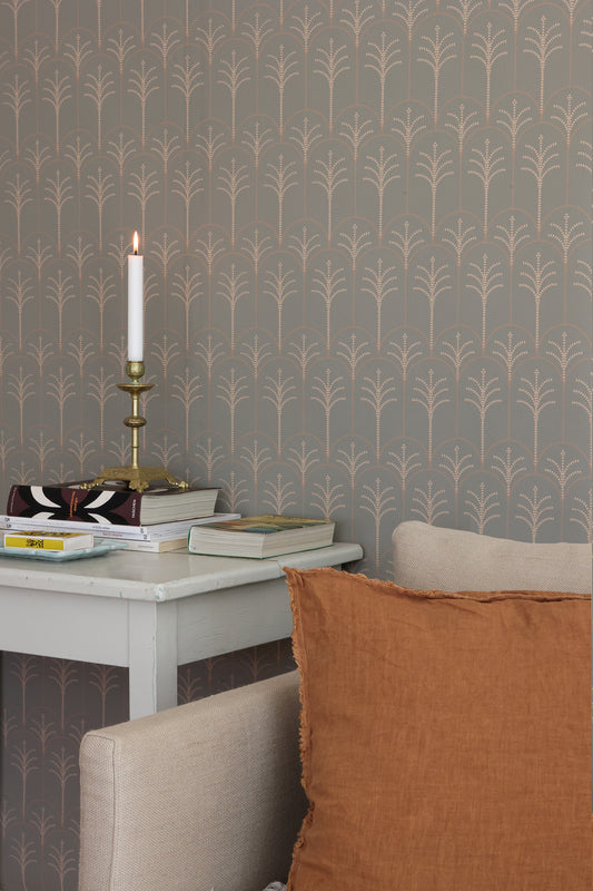 Lolo Mizzle Wallpaper - Bay Tree Green