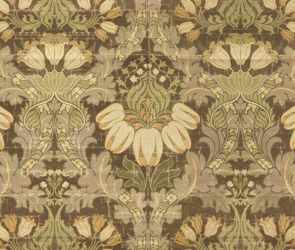 Luther Vintage Floral – Foil Gold Wallpaper