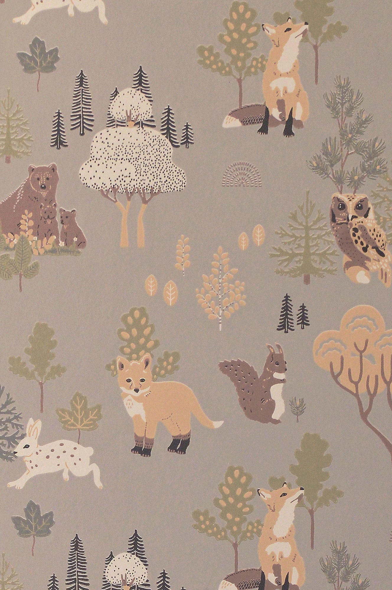 Sample - Deep Forest Wallpaper - Mystic Grey