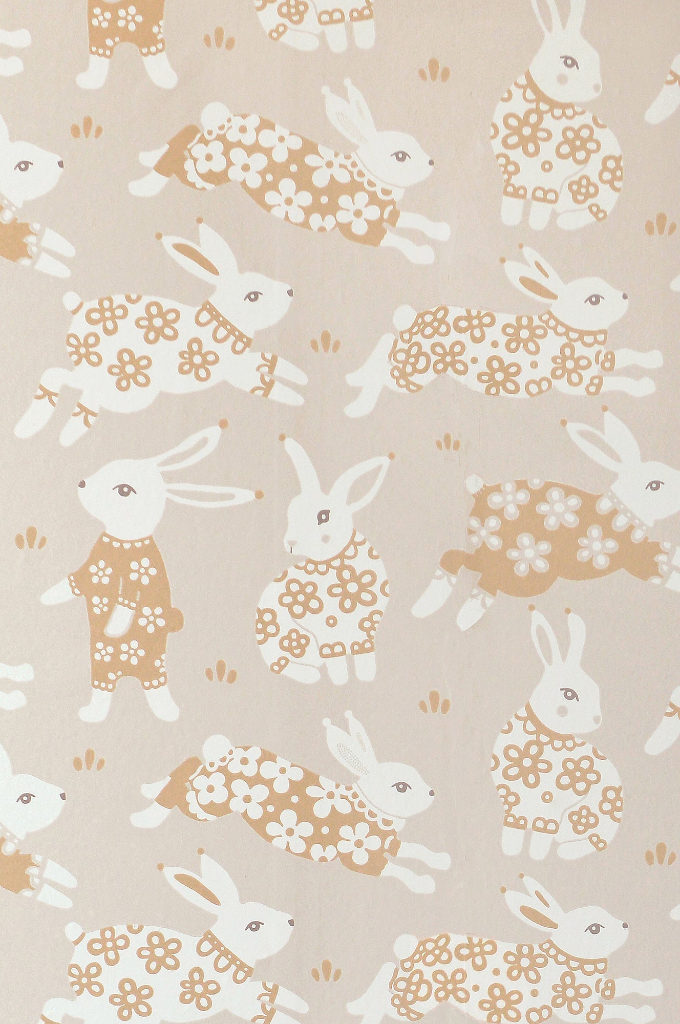Sample - Garden Party Wallpaper - Grey