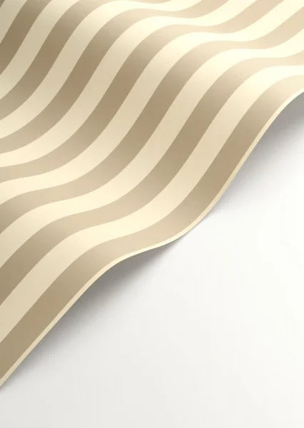 Elizabeth Stripes Wallpaper - Beige Cream