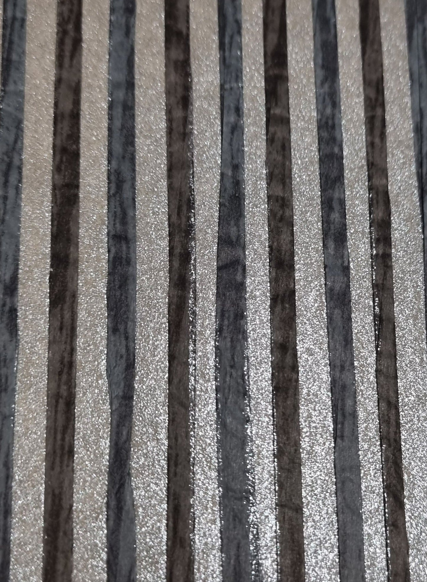 Sample - Zebra Paper Art Wallpaper - Midnight