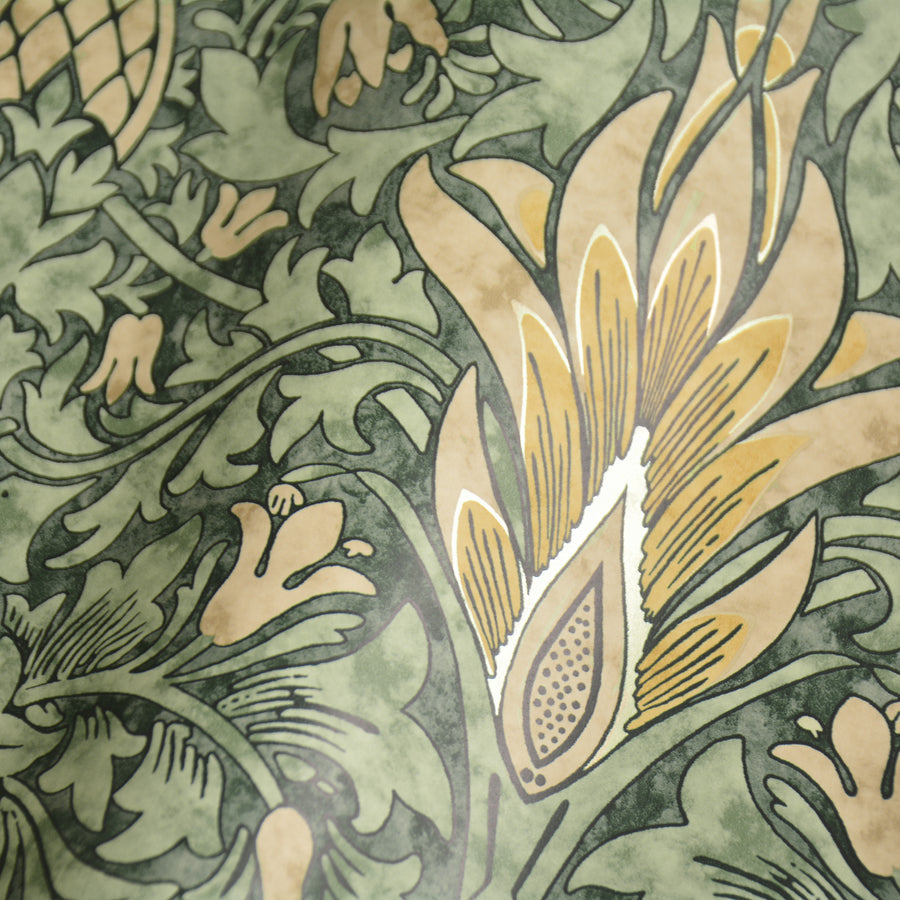 Sample - Snakeshead Wallpaper - Morris - Forest/Thyme