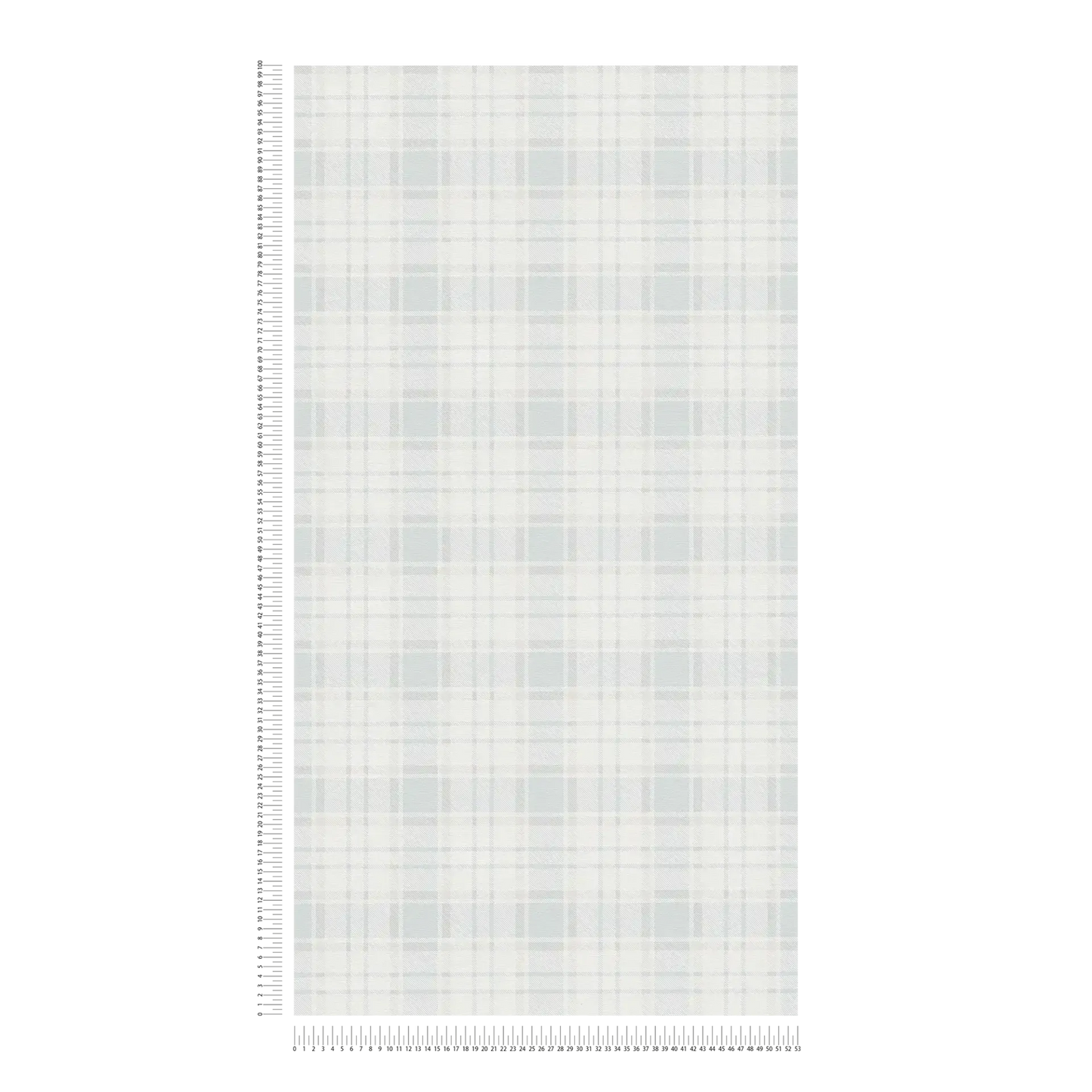 Maison Charme Plaid Wallpaper - White