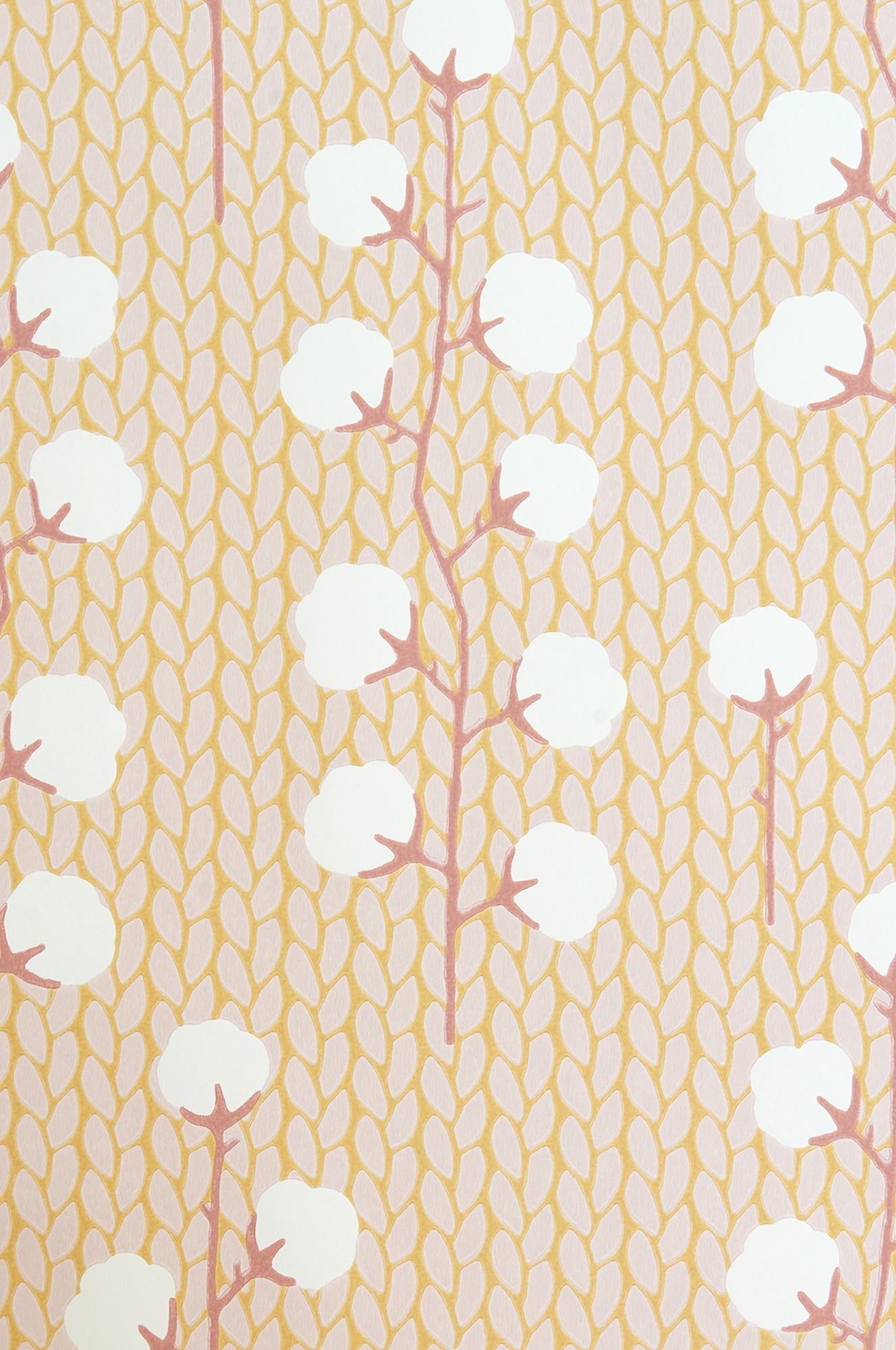 Sample - Sweet Cotton Wallpaper - Pink
