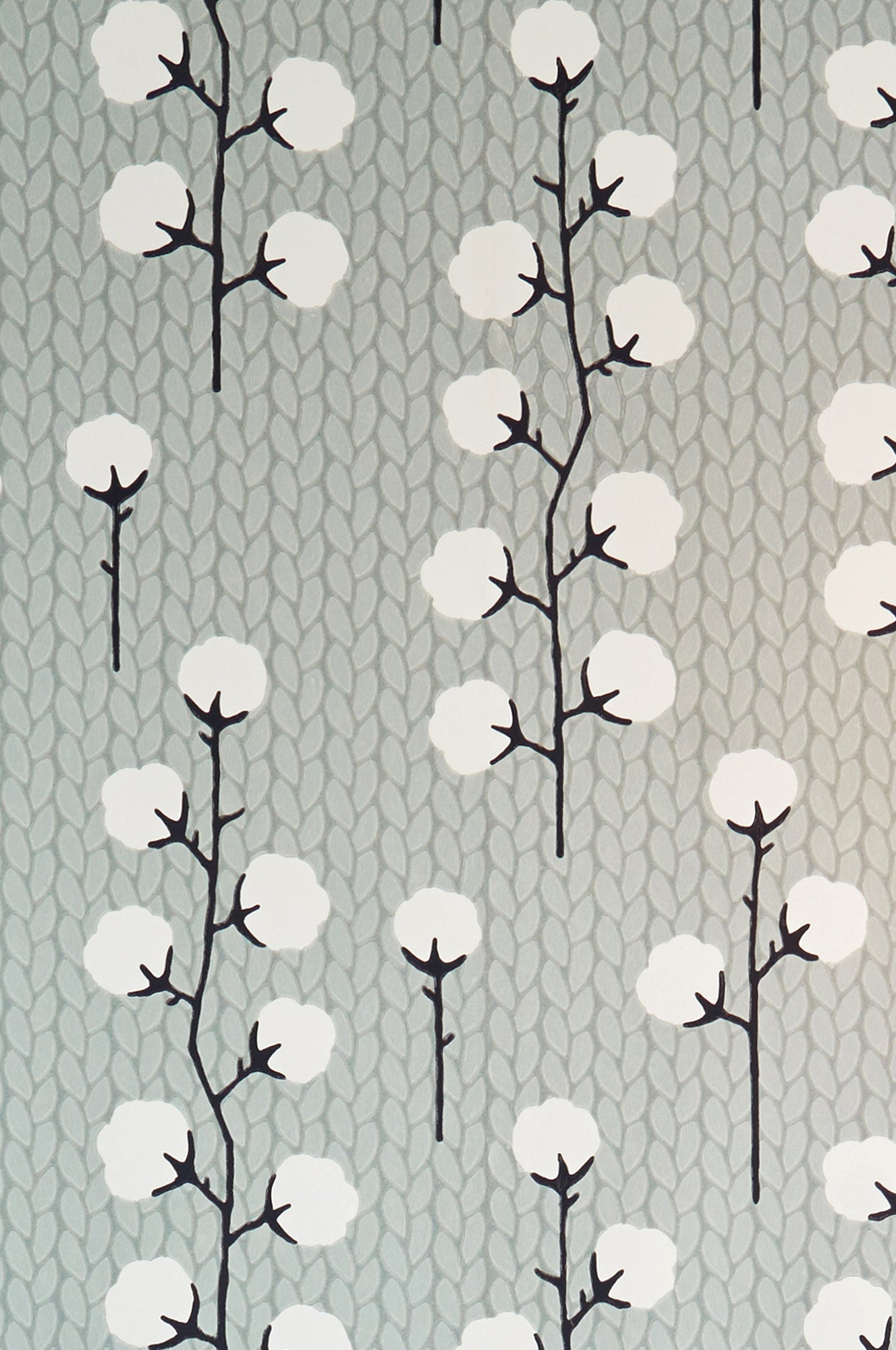 Sample - Sweet Cotton Wallpaper - Grey