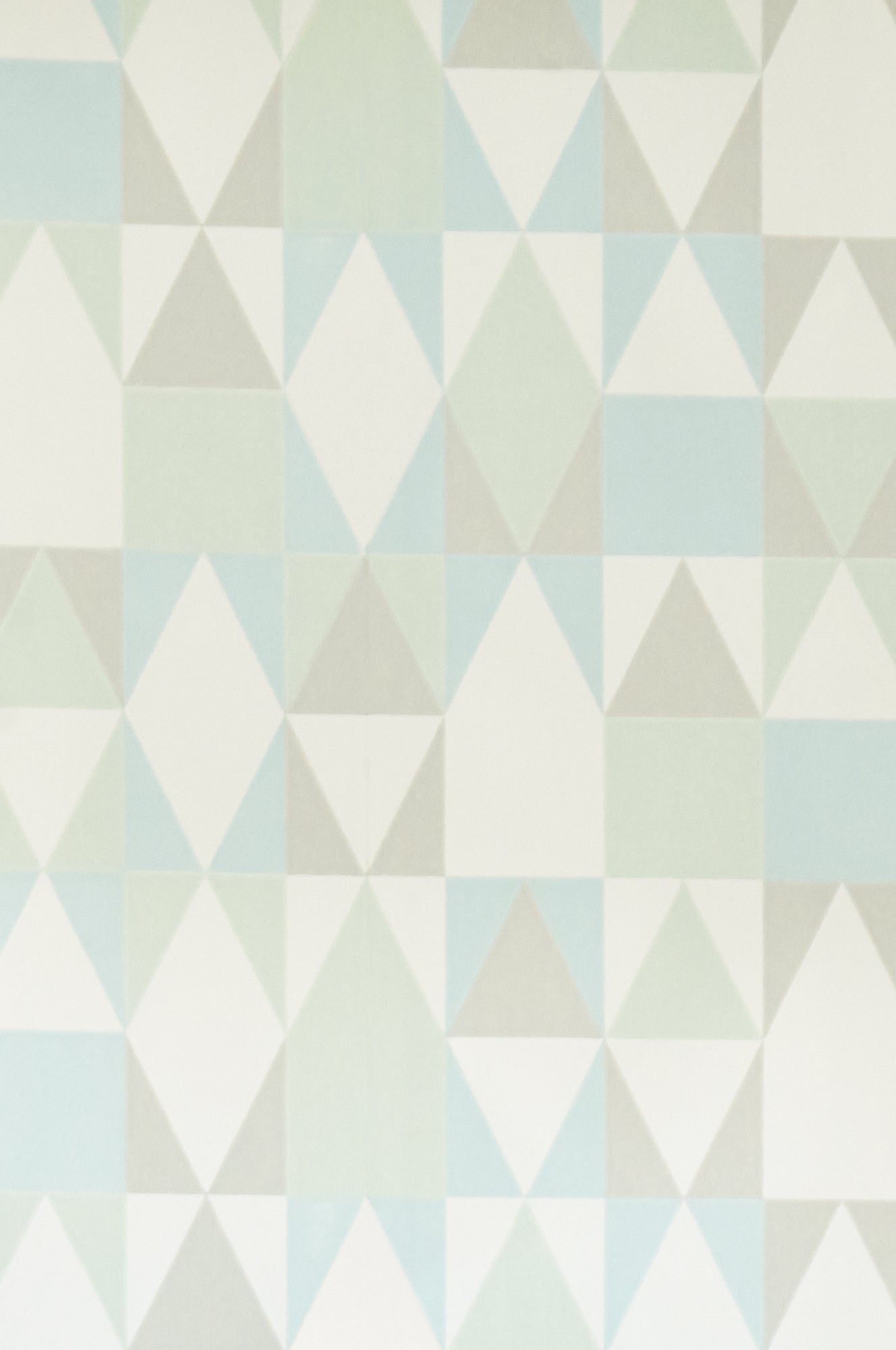 Sample - Alice Geometric Wallpaper - Turquoise