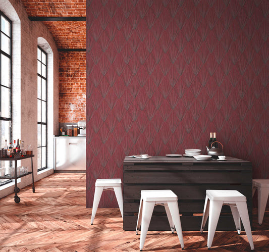 Metallic Moments Wallpaper - Metallic Red - BEST DEAL