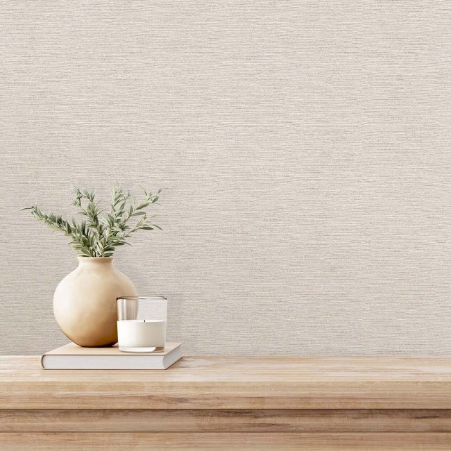 Fiji Plain Texture - Linen Almost Silver
