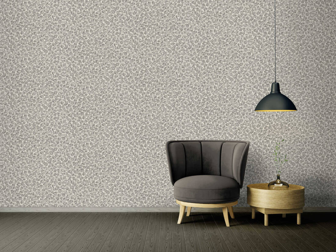 Versace Leopard Wallpaper (Versace 3 Collection) - Grey