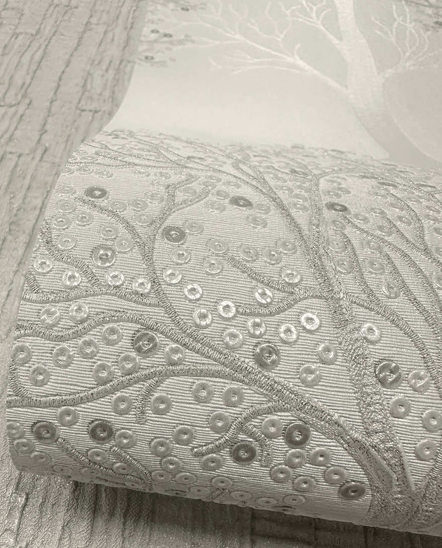 Ornella Textured Wallpaper - Grey