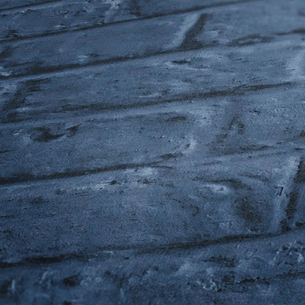 Amsterdam Vintage Brick Wallpaper by Anke & Daan - Blue