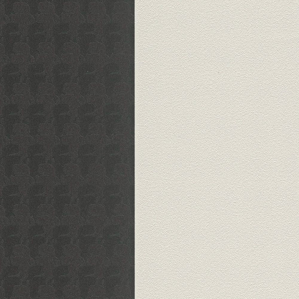 Rock Chic Stripes - Heavy Weight Wallpaper - Black