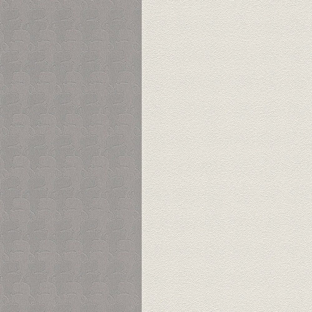 Rock Chic Stripes Heavy Weight Wallpaper - Dark Grey
