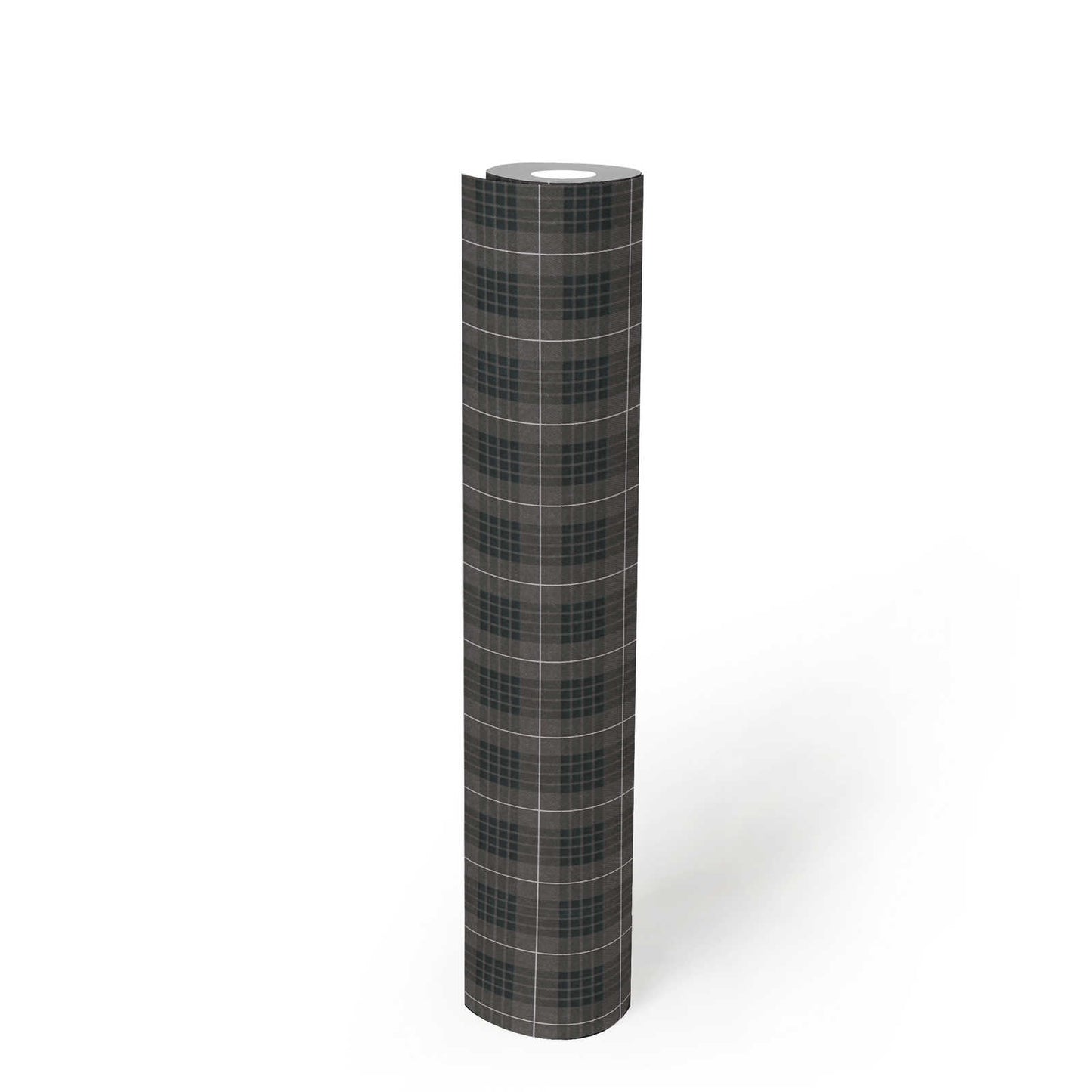 Tartan The Wallpaper - Dark Grey