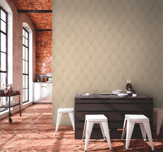Metallic Moments Wallpaper - Beige - BEST DEAL