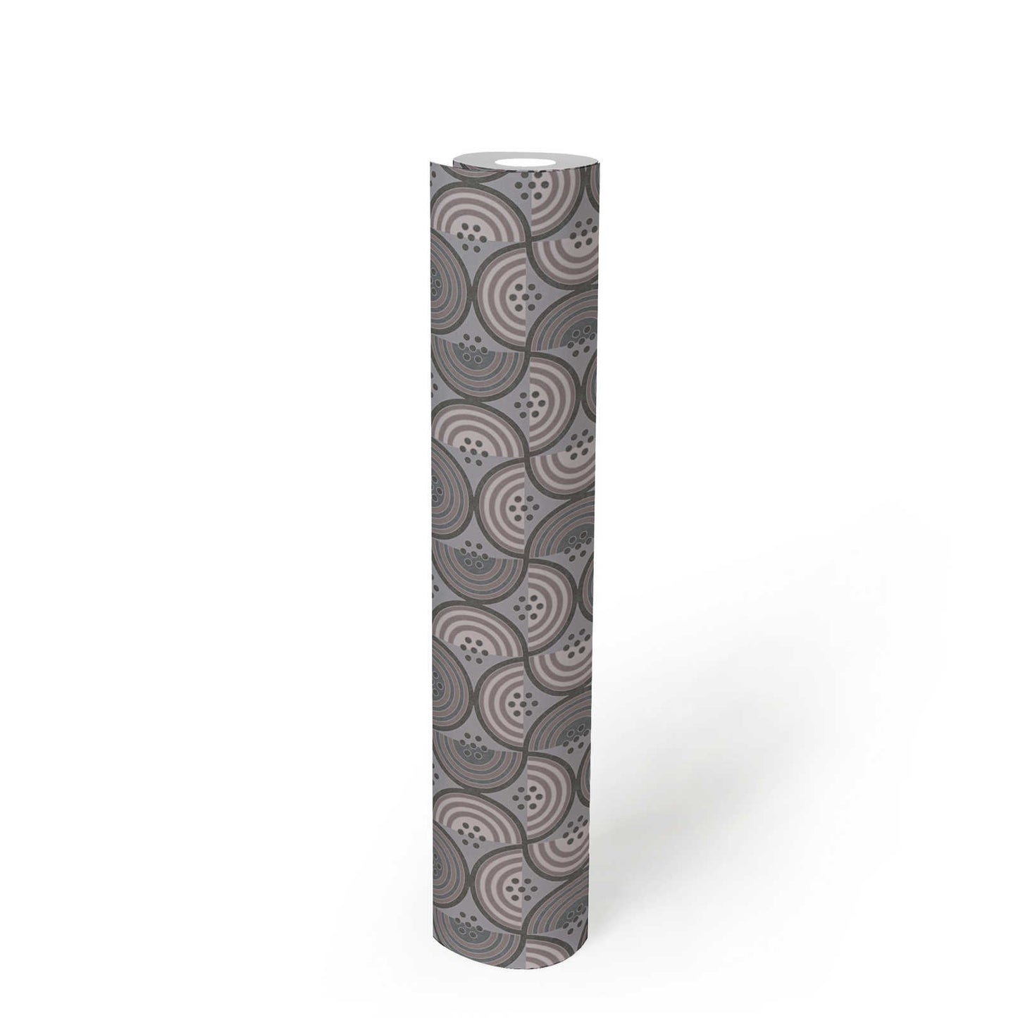 Baroque Pattern II Wallpaper - Grey