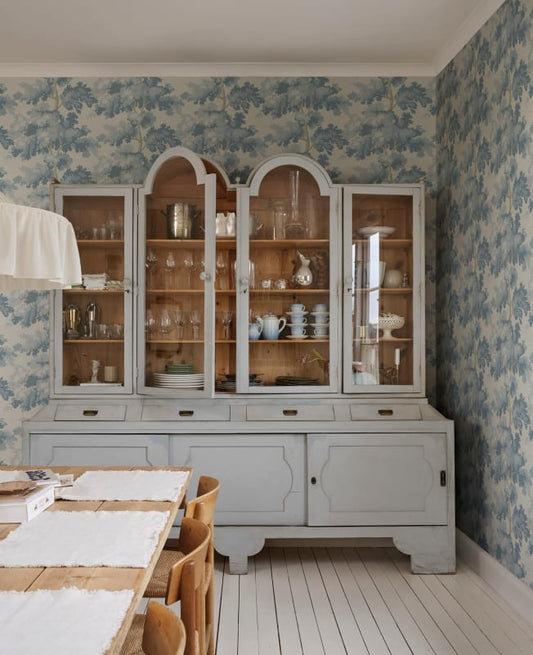 Raphael Wallpaper - Light Blue