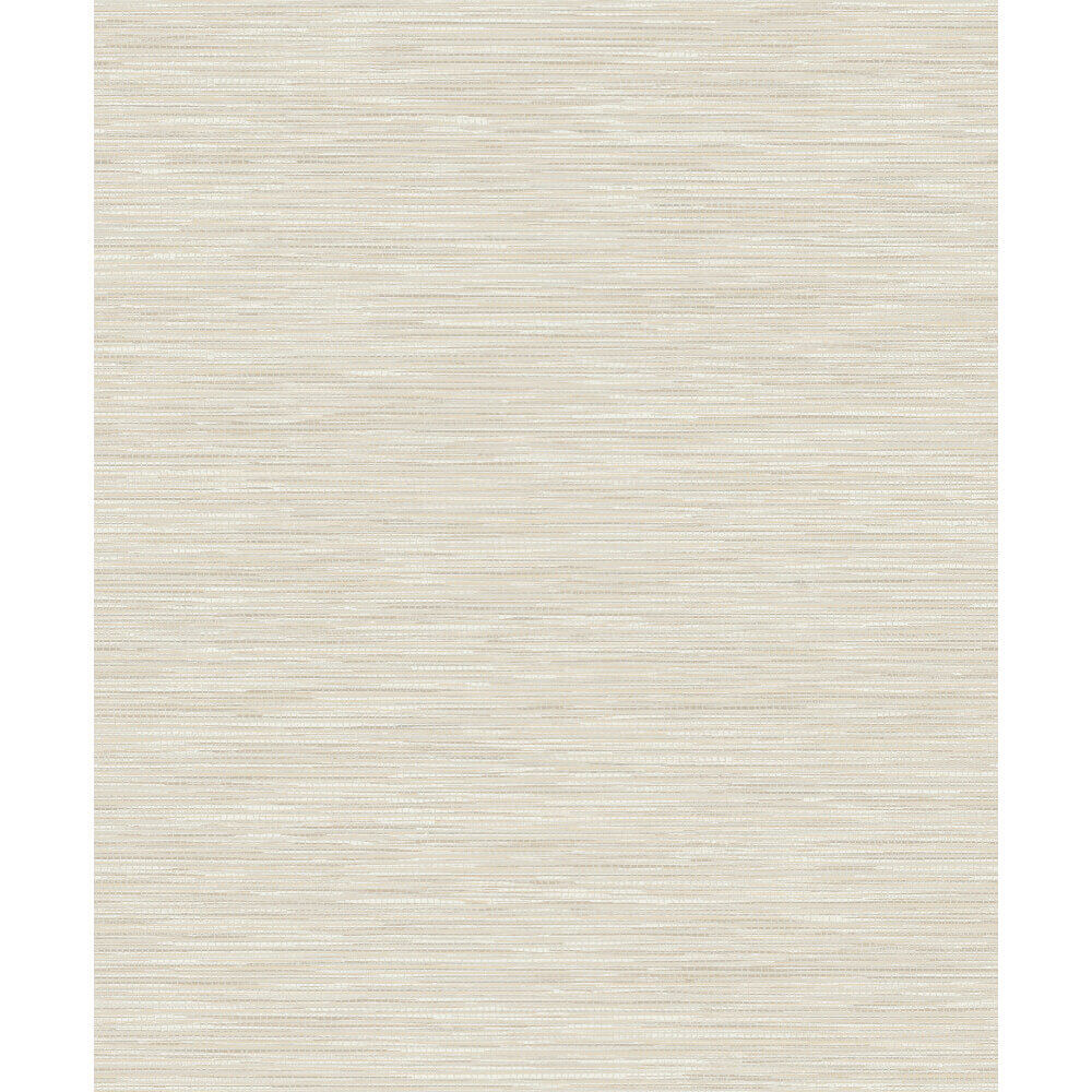 Sample - Bambara Vinyl Grasscloth Wallpaper - Taupe Plain