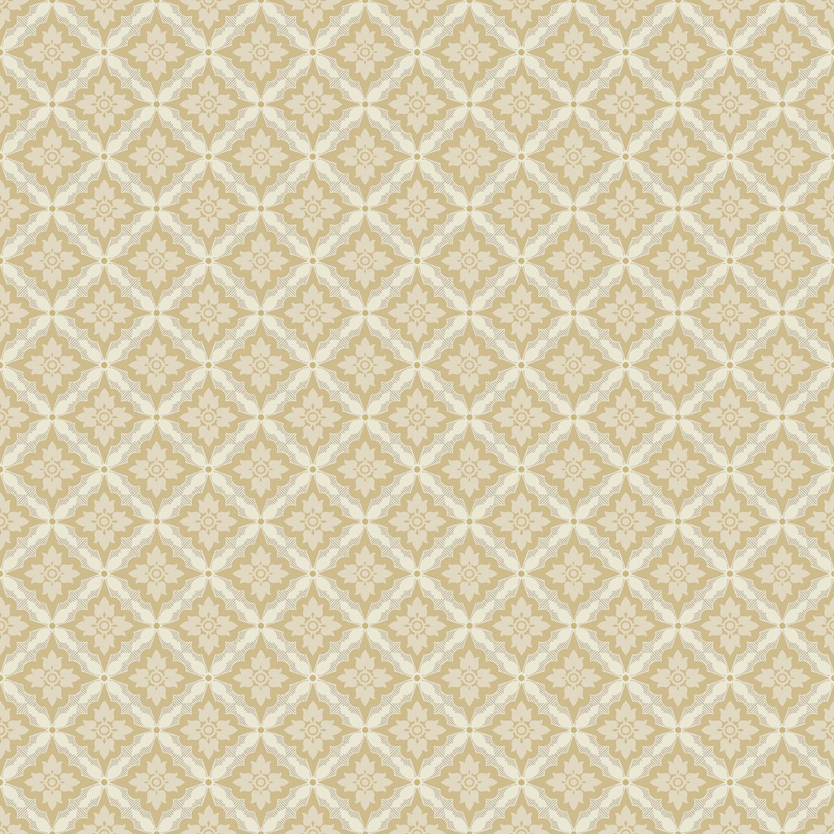 Sample - Ingrid Wallpaper - Yellow