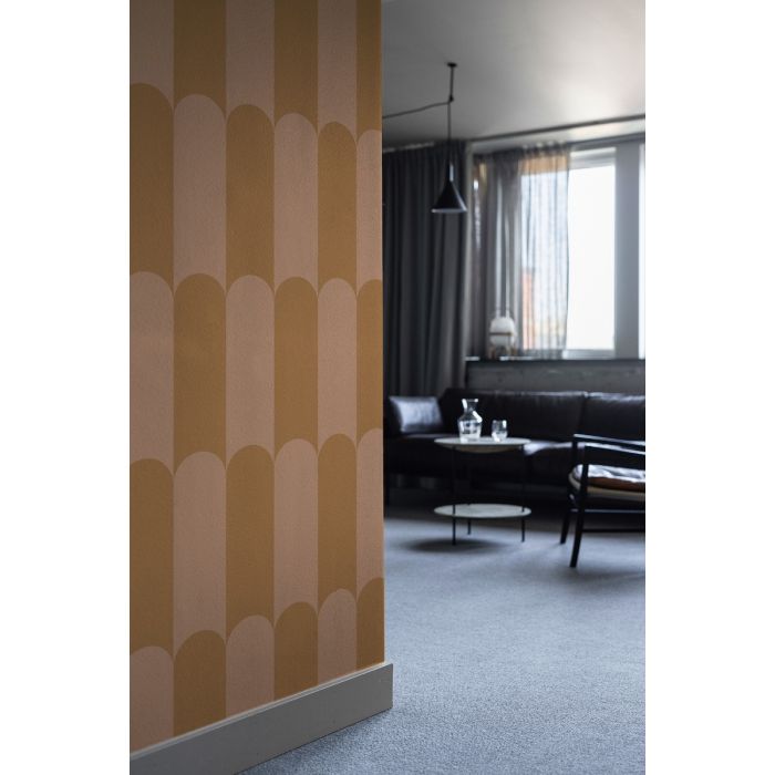Design NO. 1 Wallpaper - Discontinuing - Burnt Orange - LAST 2 ROLLS