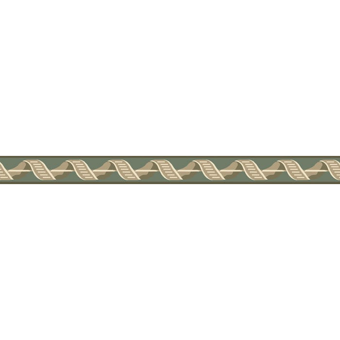Sample - Eugen Frieze Wallpaper - Green