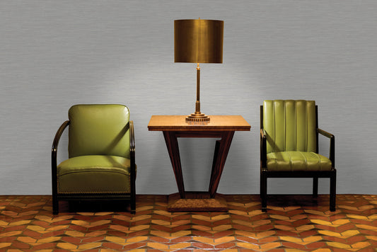 Bambara - Vinyl Grasscloth Wallpaper - Grey - Discontinuing