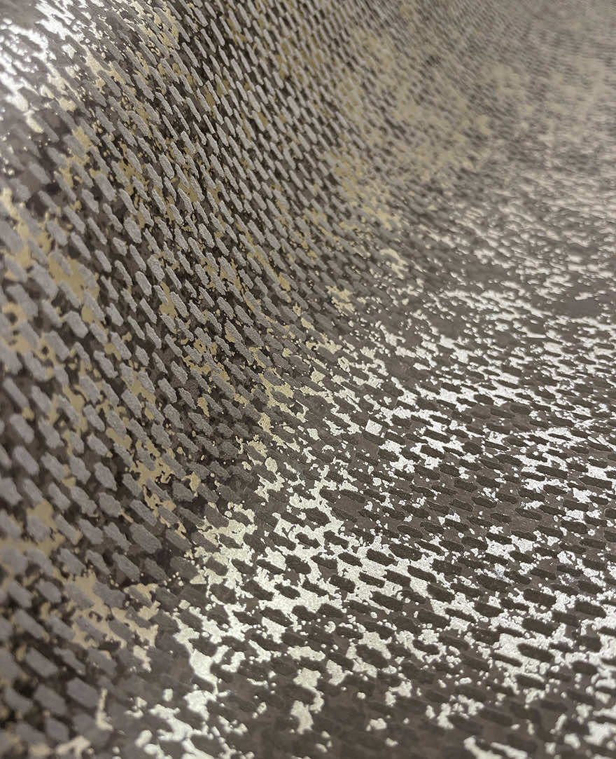 Sinamay Noir Gold wallpaper