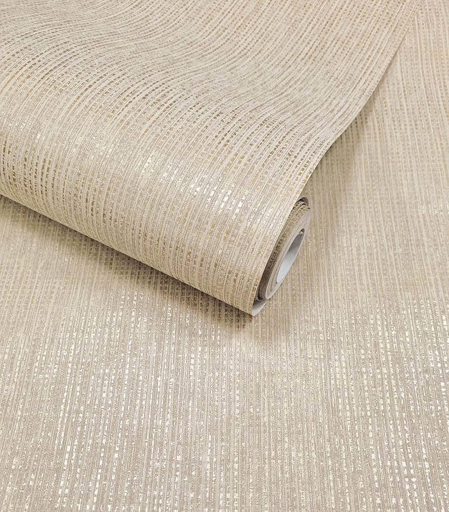 Sample - Pique Textured Wallpaper - Taupe