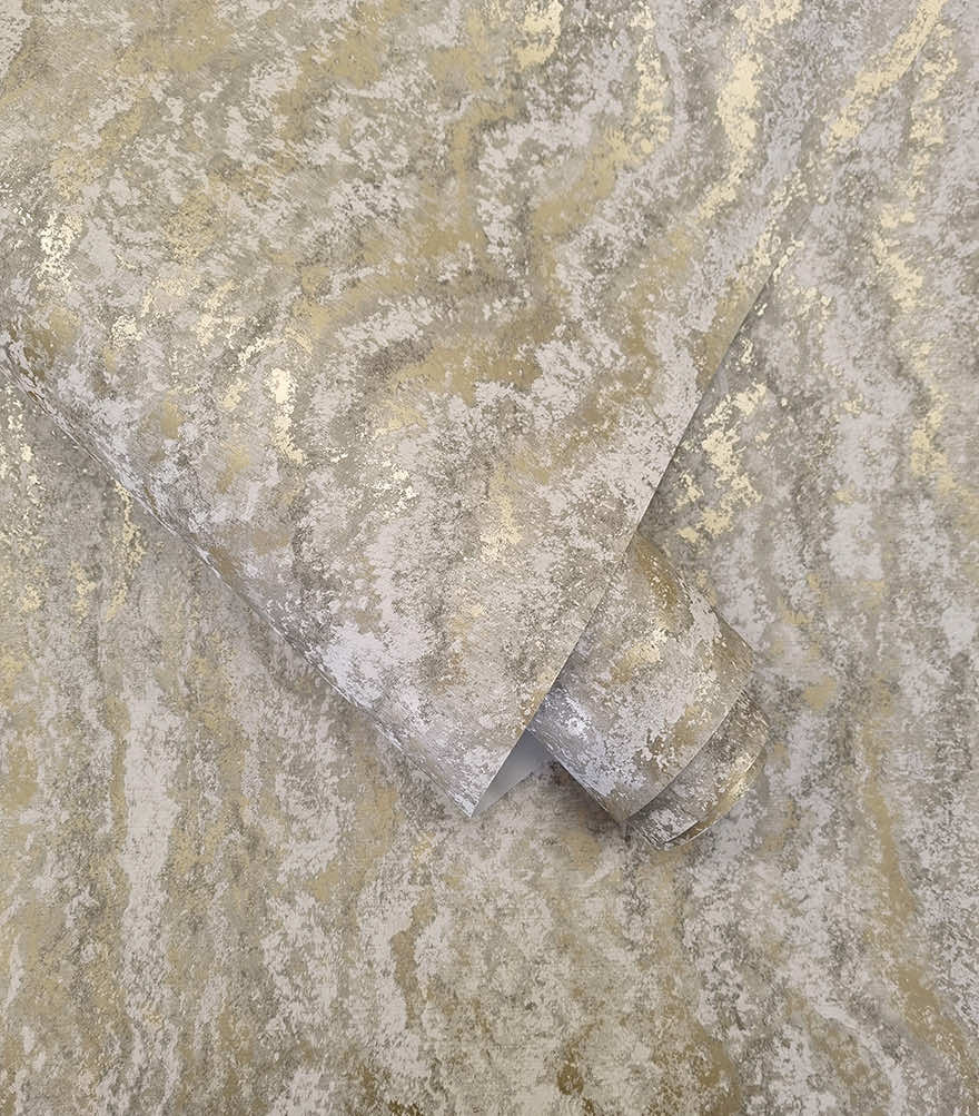 Sample - Tinos Marble Wallpaper - Grey