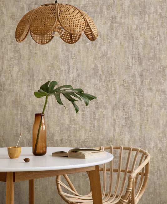 Modulo Textured Wallpaper - Rust