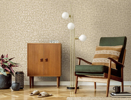 Valora Blocks Wallpaper - Cream
