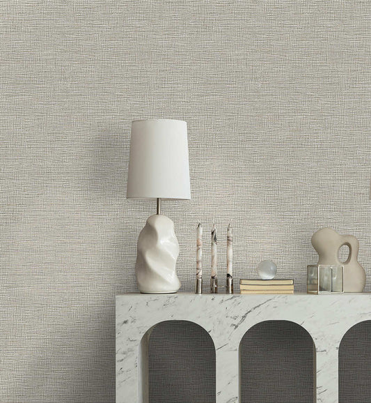 Brocade Wallpaper - Grey