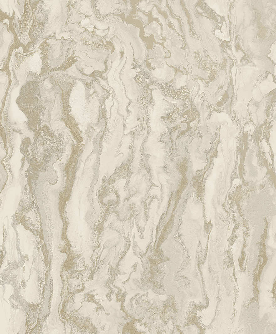 Sample - Thassos Wallpaper - Cream