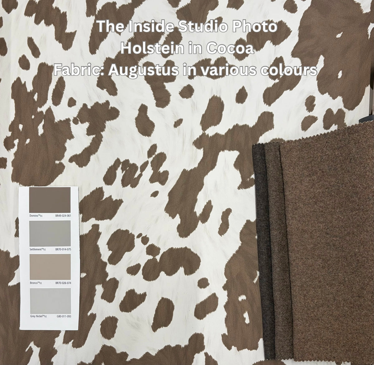 Holstein – Cowhide Wallpaper – Cocoa